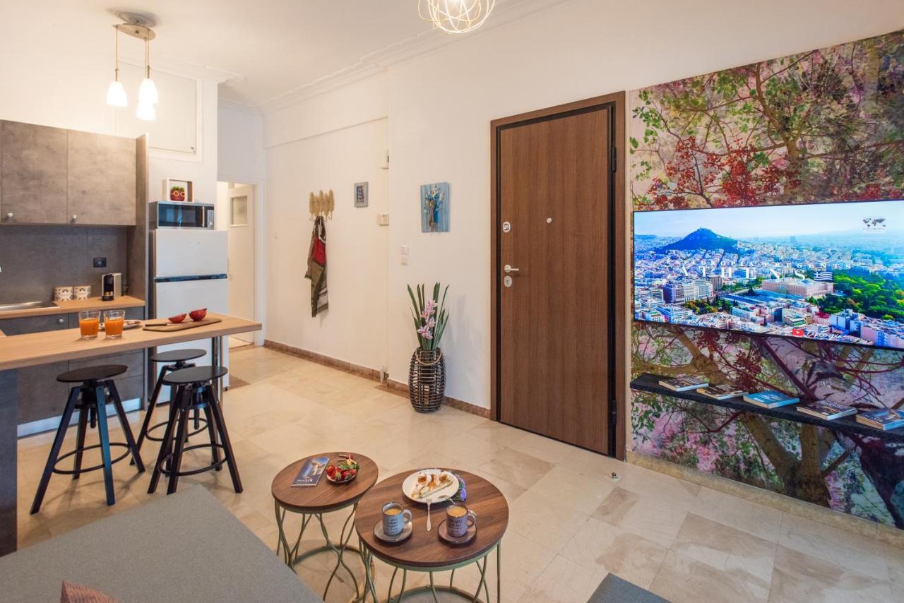 Appartement Blue Ark Boho At Acropolis Athene